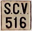 Vatican numberplates - Vat50sfrontu 